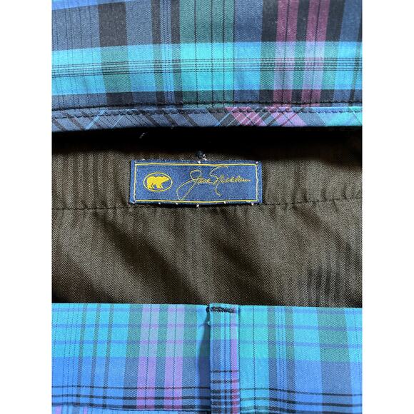 Jack Nicklaus Plaid Golf Shorts Sz 42, Big and Tall - Picture 4 of 5